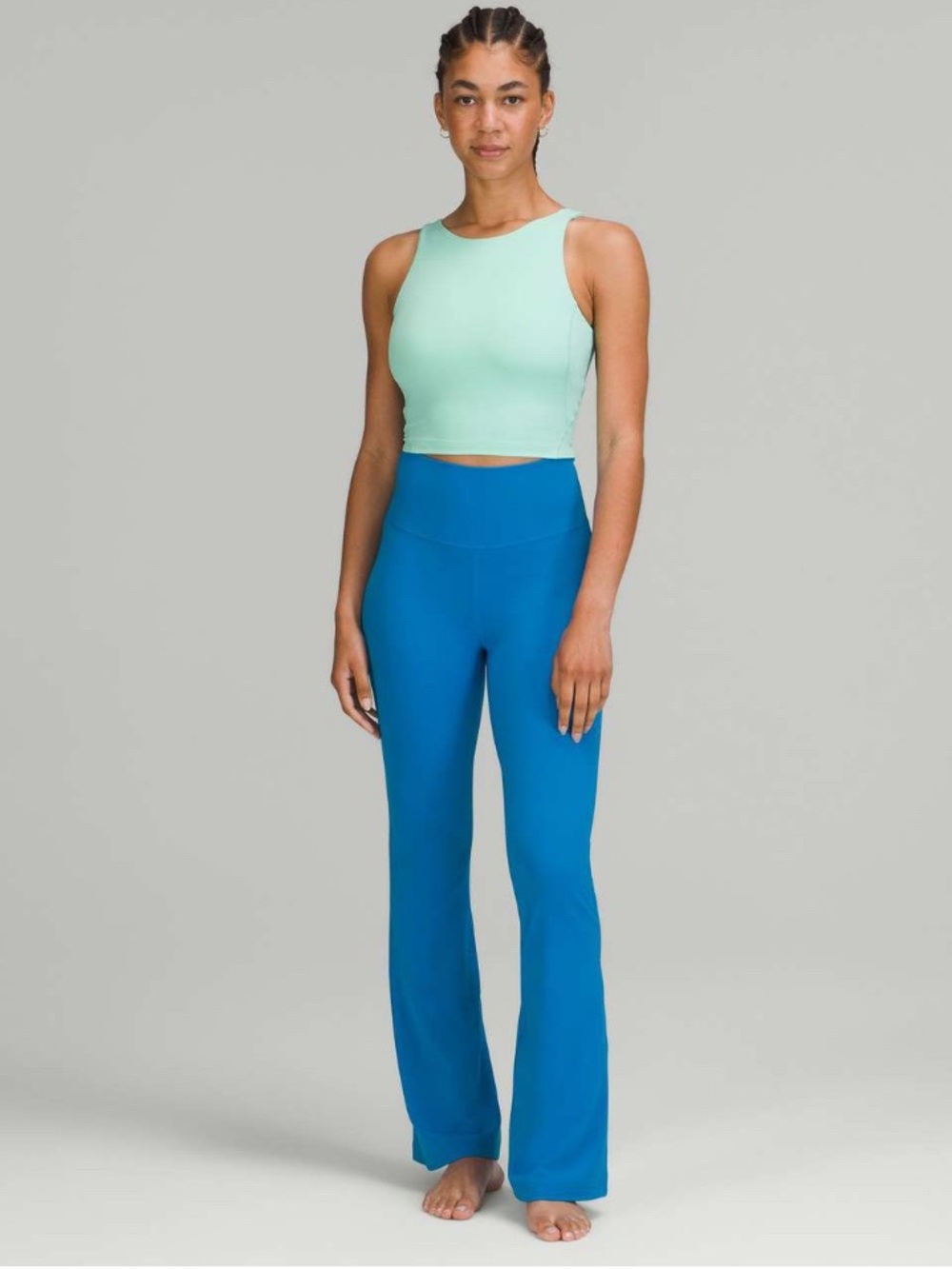 LULULEMON Groove Super High Rise Flared Pant • Poolside • Size 2 NWOT Sold Out